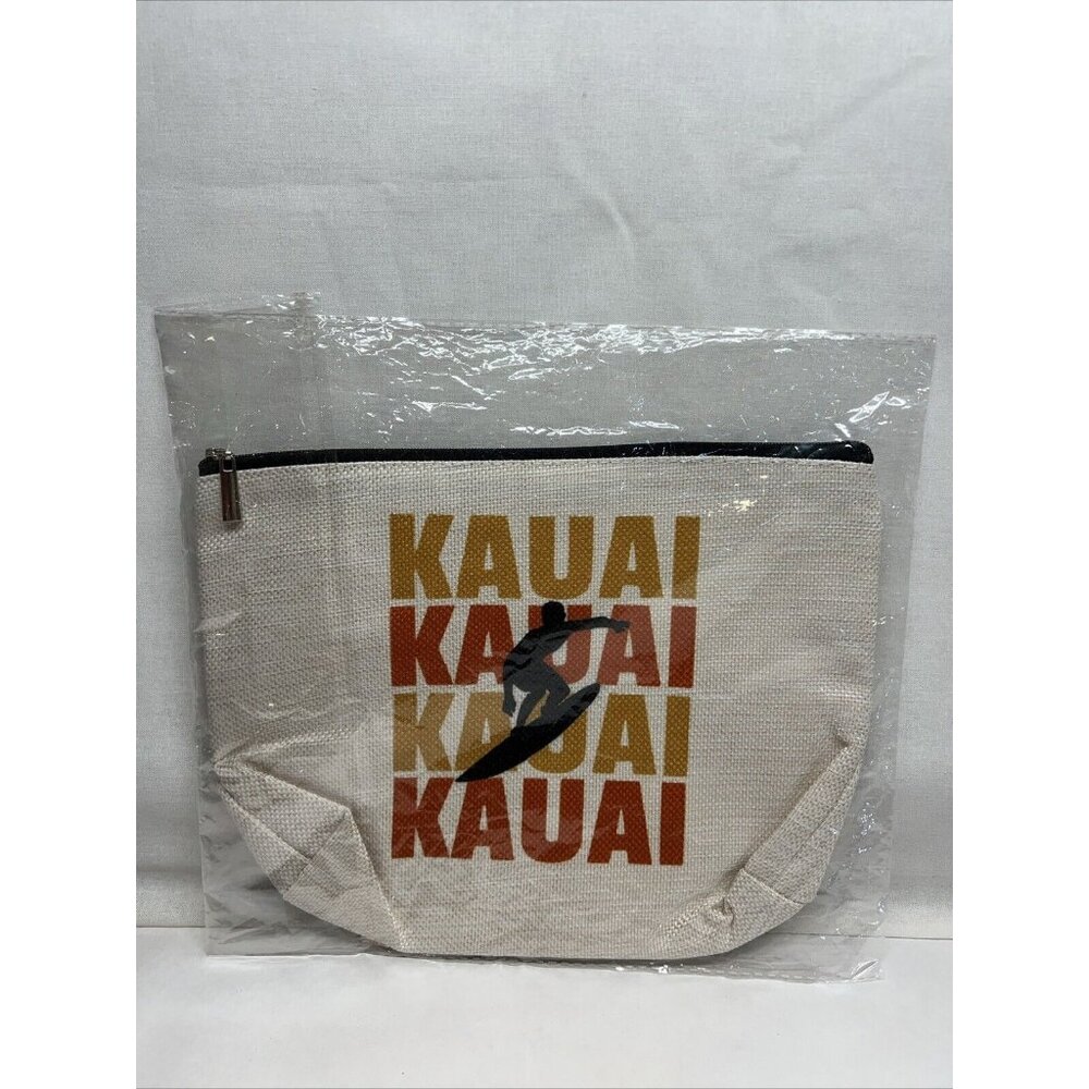 Kauai Surfing Surfboard Makeup Bag Cosmetic